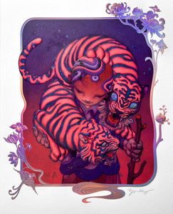 James Jean - Sanctuary ( Tigers, Red)