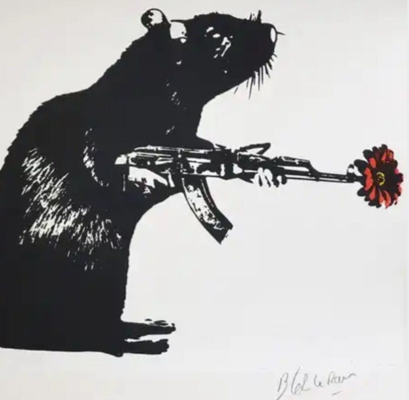 Blek Le Rat - The Warrior ( Red )