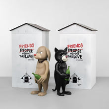 Load image into Gallery viewer, Yusuke Hanai - Miklos and Gidget ( Dog, Cat, Bottles )

