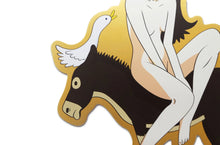 Load image into Gallery viewer, Takeru Amano 天野健 - Venus on Donkey with Duck (Wood)
