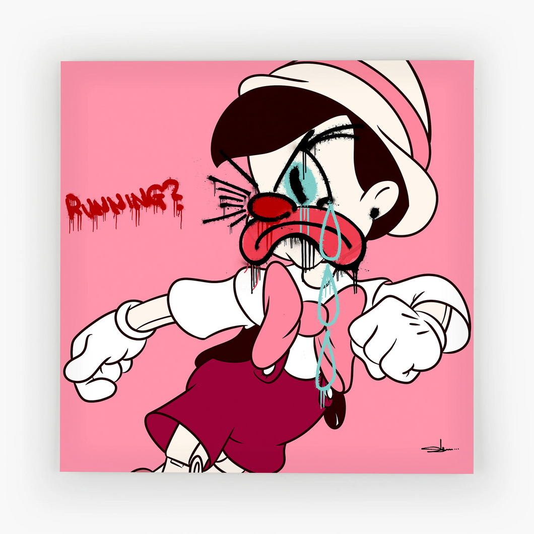 Slawn - Running Lies (Pinnochio, Small, Pink, Opake)