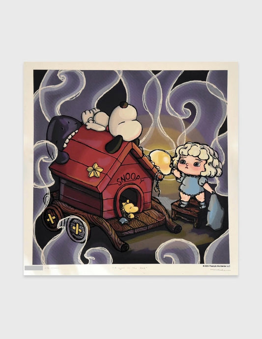 MACKCHA, Peanuts - A LIGHT IN THE DARK ( Glow in Dark, Snoopy, Peanuts)