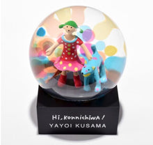 Load image into Gallery viewer, Yayoi Kusama - Hi, Konnichiwa! (Snow Globe )
