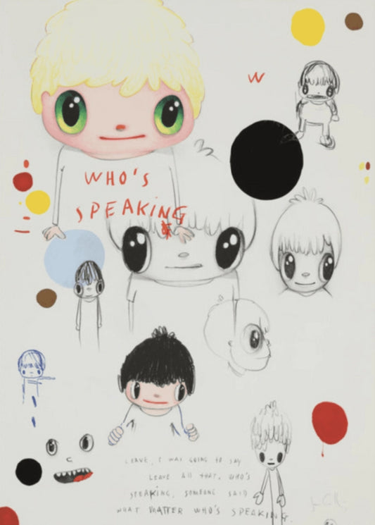 Javier Calleja - Untitled Drawing #2 (Who's Speaking?)