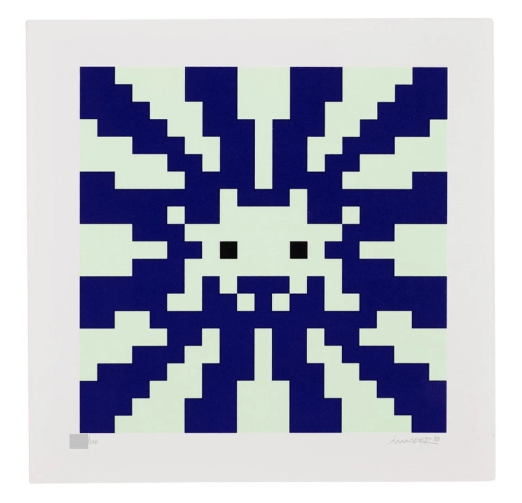 Invader - Sunset (Blue, White, Glow in Dark)