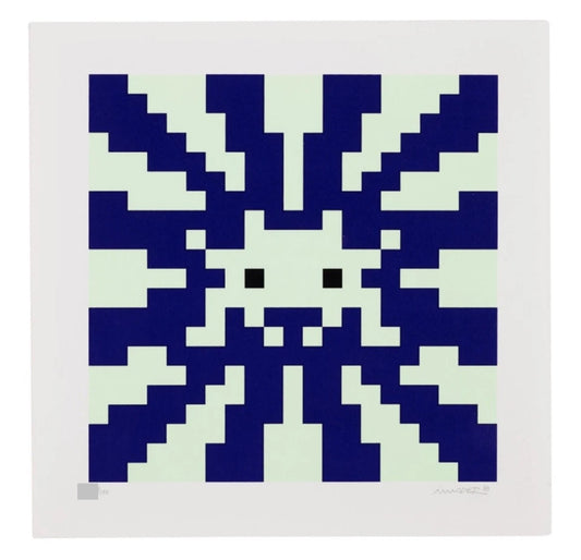 Invader - Sunset (Blue, White, Glow in Dark)