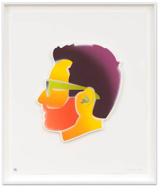 Alex Israel - SELF-PORTRAIT (YELLOW FACE)