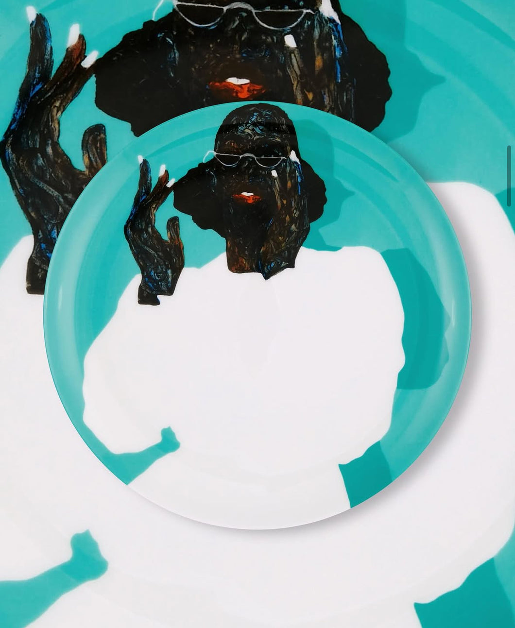 Amoako Boafo - White Nail Polish ( Plate)