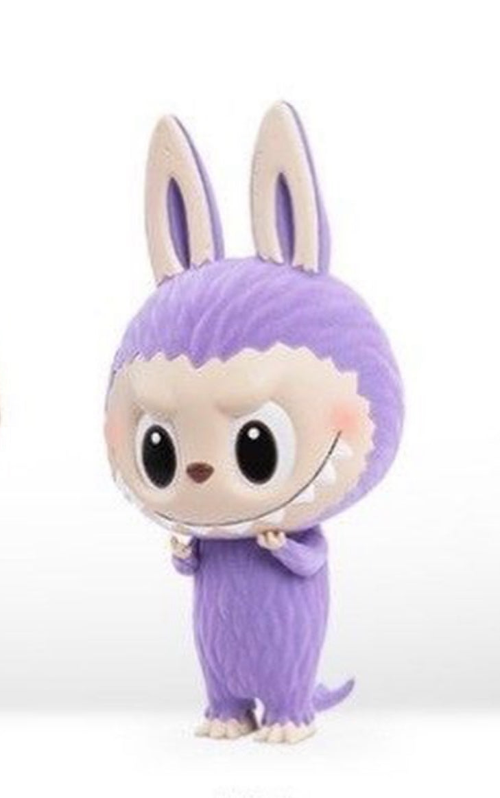 ZIMOMO LABUBU ぬいぐるみ パープル 香り付 紫マーブル② Kasing lung - Zimomo ( Fuzzy, labubu, Purple) – Toyol Toys