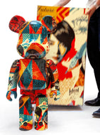 Shepard Fairey - 1000% COLLAGE BE@RBRICK  (Bearbrick, Obey, Medicom Toy)
