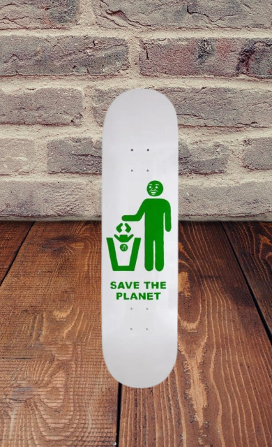 Joan Cornellà - Save The Planet (Green, Skateboard)