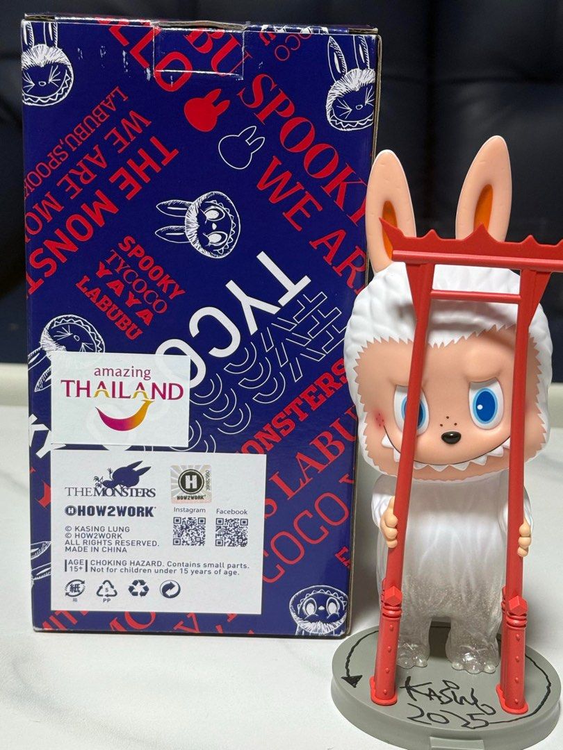 Kasing Lung - Labubu Giant Swing ( White) – Toyol Toys