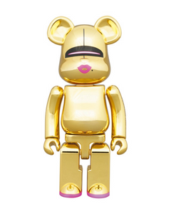 Be@rbrick x Sorayama x Baby Milo 200% ( Gold, Bearbrick, 超合金, Pink Lips )