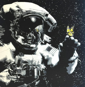 Martin Whatson - Eternal Reflection (Yellow Butterfly, Astronaut)