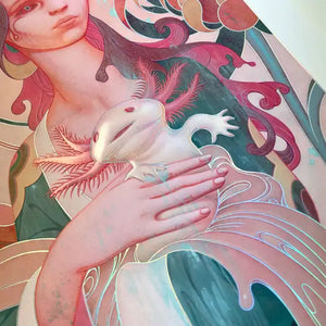James Jean - Lady With An Axolotl