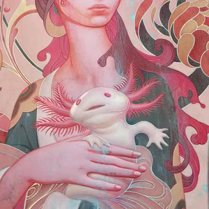 James Jean - Lady With An Axolotl