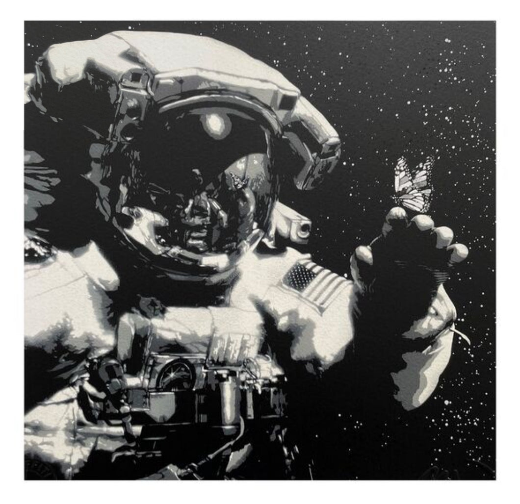 Martin Whatson - Eternal Reflection (White Butterfly, Astronaut)