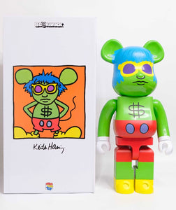 BE@RBRICK - Keith Haring Andy Mouse 1000% ( Bearbrick)