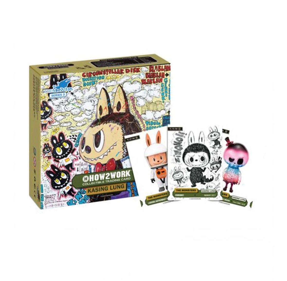 HOW2WORK THE MONSTERS トレーディングカード PR /99 Kasing Lung - HOW2WORK Collectible Trading Cards The Monsters
