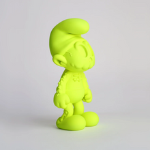 Load image into Gallery viewer, Cote escriva - Creepy Lucky Smurf (Neon Yellow)
