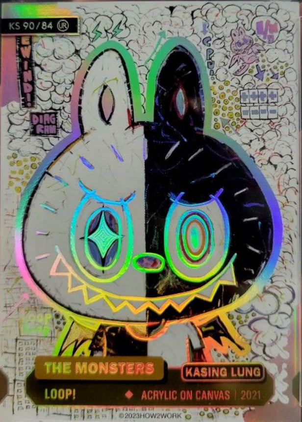 Kasing Lung - Trading Card How2Work CTC The Monsters Series 2 (LOOP! , KS 90/84, Labubu, Zimomo )