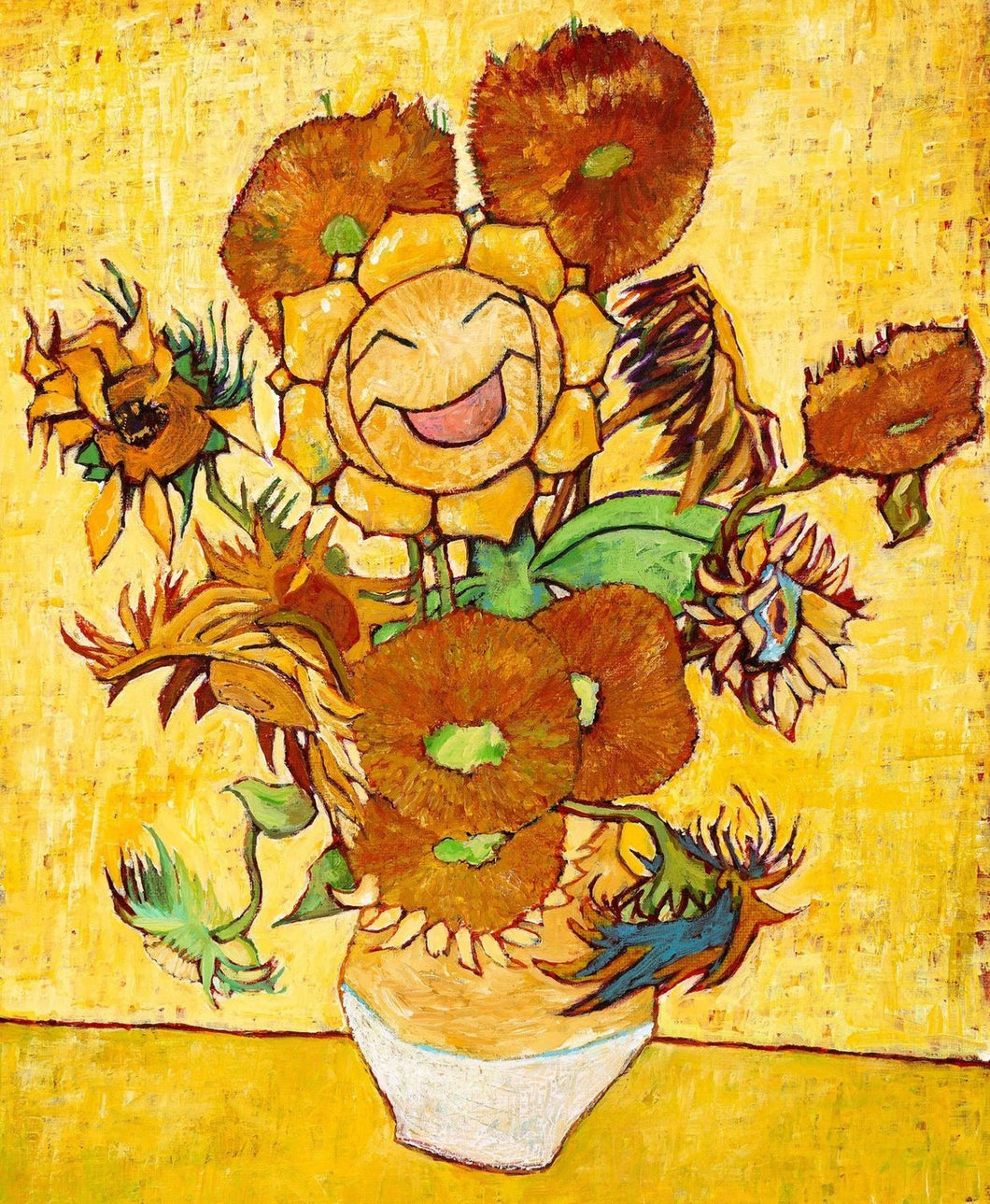 Pokémon - Sunflora inspired by Sunflowers (Small Canvas) (Pokémon centre x Van Gogh Museum)
