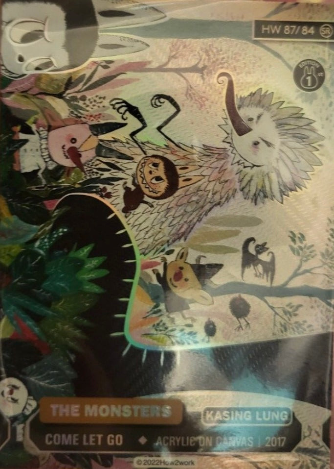 Kasing Lung - Trading Card How2Work CTC The Monsters Series 1 (Come Let Go , HW 87/84, SR labubu, Zimomo )