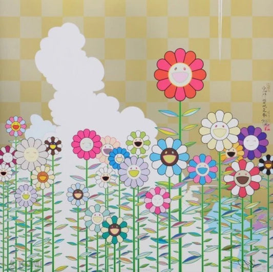 Takashi Murakami - Poka Poka : Warm and Sunny ( Garden of flowers)