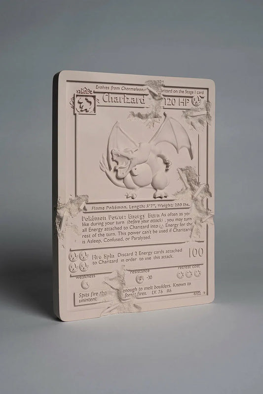 Daniel Arsham - Pink Crystalized Charizard Card