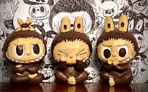 Labubu 3点 DHgate.com:Original LABUBU 3.0 Series Vinyl Figure