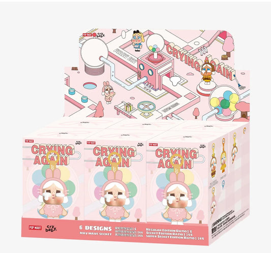Crybaby Molly - Crying Again Vinyl Face Plush (Set of 6 Blind boxes)
