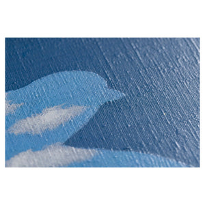 After Rene Magritte -  Le retour (Blue, Bird, Dove)