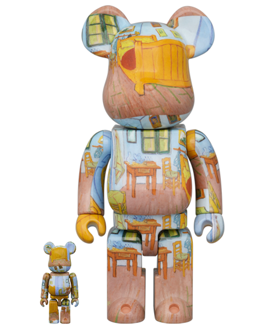Van Gogh Museum Be@rbrick - The Bedroom 100% & 400% (Bearbrick, Medicom Toy)