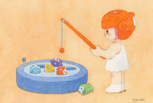 Ling muki - Little Muki Playing Fishing Toy