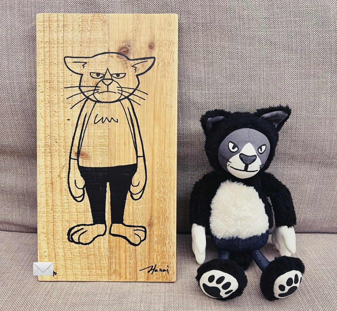 Yusuke Hanai 花井祐介 - Stuffed Cat – Toyol Toys