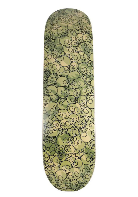 Takashi Murakami - Camo Skull Skateboard Deck Complexcon (Light green)
