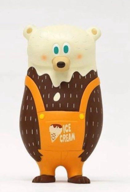 Kohei Ogawa - BG bear ( Brown/ Orange) ( Ice Cream)
