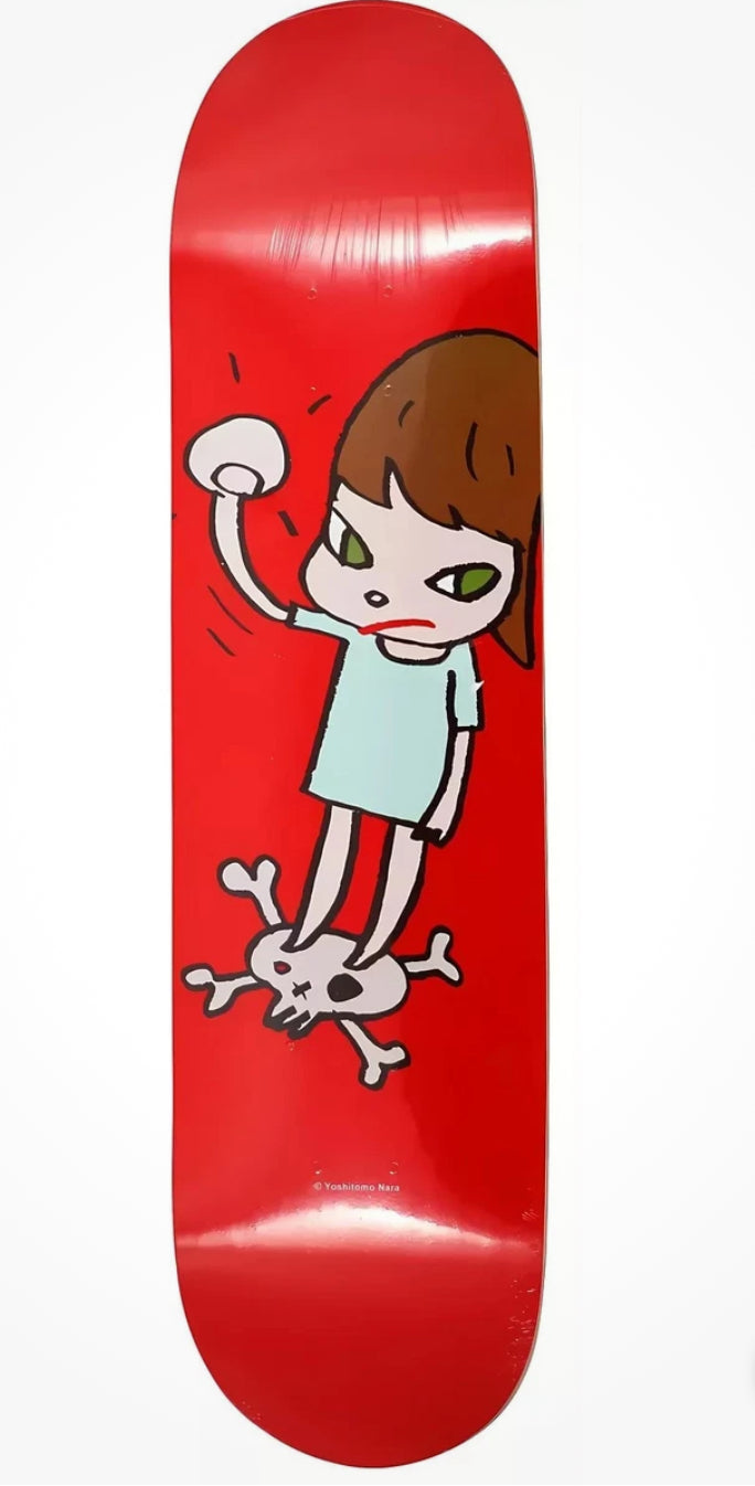 Yoshitomo Nara - Solid Fist (Moma, Red, Skateboard)