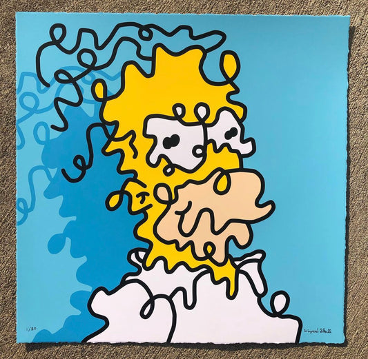 Wizard Skull- Homer (Blue)