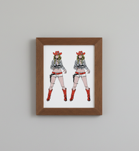 Load image into Gallery viewer, Hisashi Eguchi - 2 Cow Girls (Coloured)
