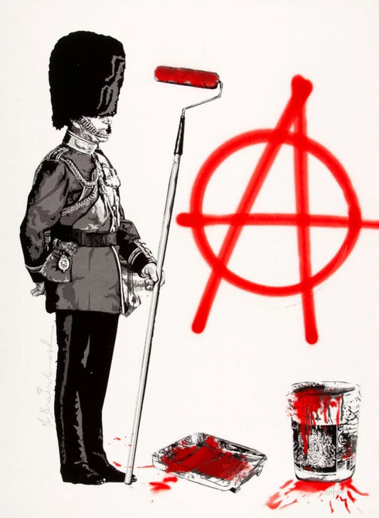 Mr. Brainwash - Anarchy Soldier ( Hand Finished )