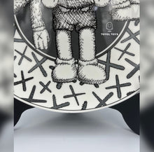 Load image into Gallery viewer, KAWS - NGV GALA Plates (White &amp; Black) (Complete set of 2)
