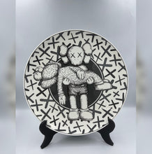Load image into Gallery viewer, KAWS - NGV GALA Plates (White &amp; Black) (Complete set of 2)
