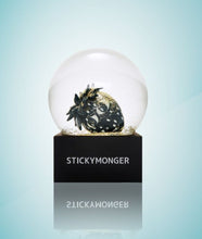 Load image into Gallery viewer, Sticky Monger - Strawberry Crystal Ball ( Black &amp; Gold )
