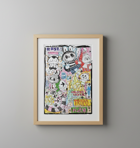 Kasing Lung - Labubu Poster ( The Icon , Zimomo)