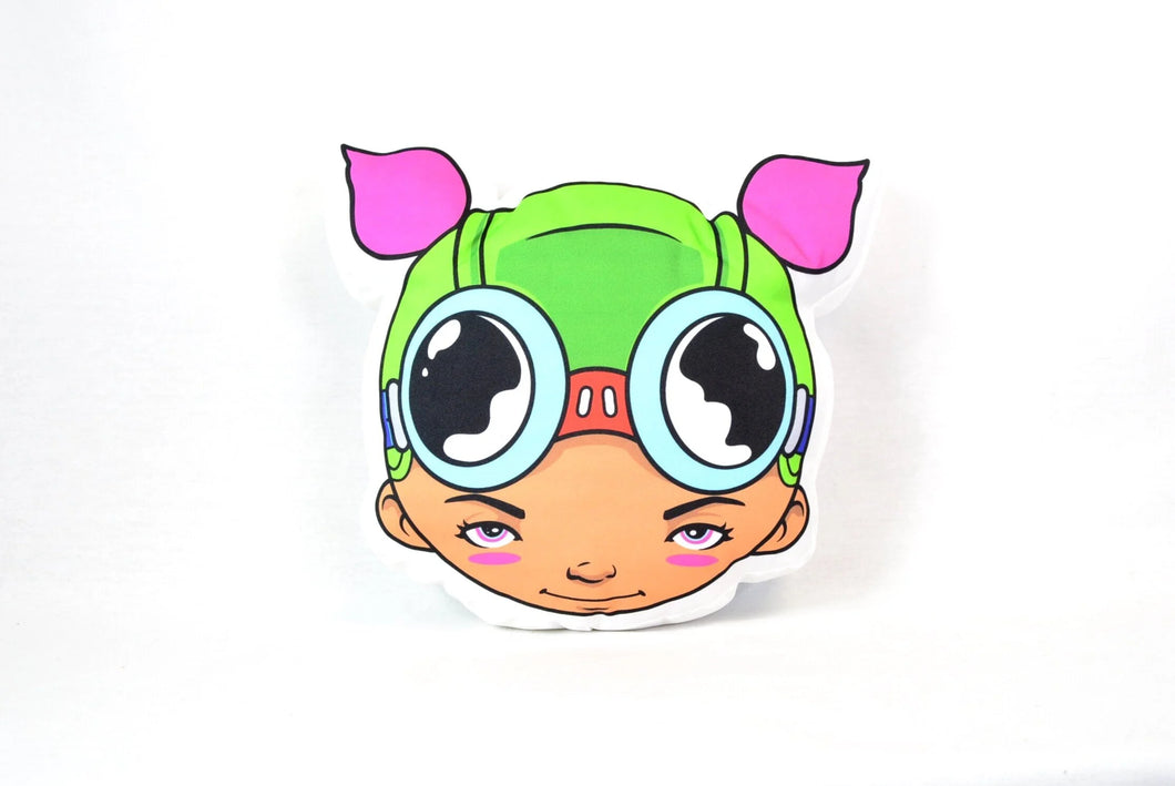 Hebru Brantley Nevermore Park - Li Mama Pillow