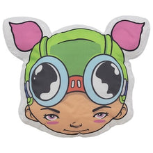 Load image into Gallery viewer, Hebru Brantley Nevermore Park - Li Mama Pillow
