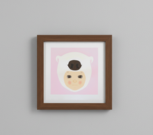 Load image into Gallery viewer, Satoru Koizumi - White bear (Sky Pink)
