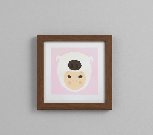 Satoru Koizumi - White bear (Sky Pink)