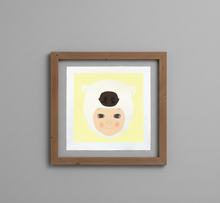 Load image into Gallery viewer, Satoru Koizumi - White bear (Sky Yellow)

